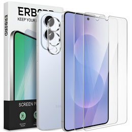 2x edzett üveg ERBORD 9H Hard Glass a képernyőn a Samsung Galaxy S25 Edge