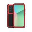 Love Mei Telefontok a Samsung Galaxy S20 Ultra, armored with glass, piros