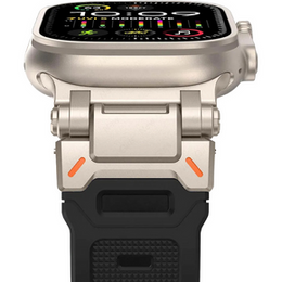 ERBORD ProTech szíj Apple Watch 1/2/3/4/4/5/6/7/8/9/SE/Ultra/Ultra 2 42/44/45/49MM, fekete