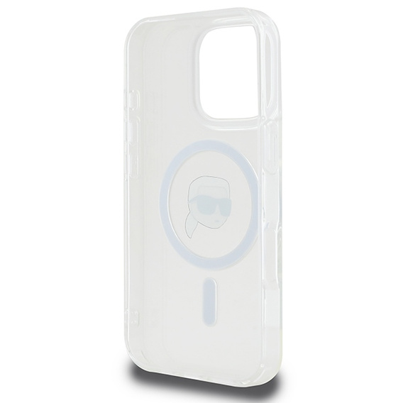 Karl Lagerfeld IML fém Karl Head MagSafe tok iPhone 16 Pro Max készülékhez
