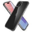 A Spigen tok iPhone 15, Ultra Hybrid, átlátszó + 9H edzett üveg
