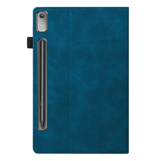 Tok Lenovo Tab P12, Classic, tolltartóval, kék