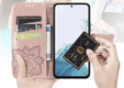 Pattintható tok a Samsung Galaxy A56, Butterfly, rózsaszín rose gold