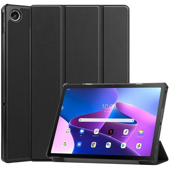 Tok Lenovo Tab M10 Plus 10.6 Gen 3 TB-125F TB-128F, Smartcase, fekete