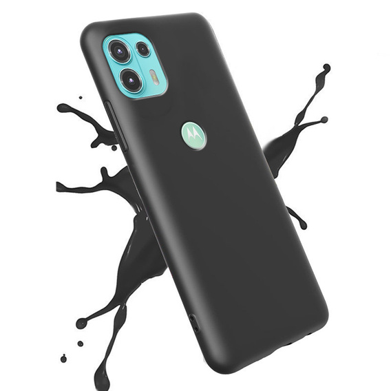 Telefontok a Motorola Edge 20 Lite, Silicone Lite, fekete