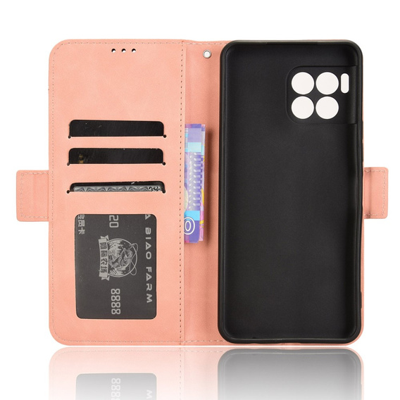 Pattintható tok a T Phone 2 Pro 5G, Card Slot, rózsaszín