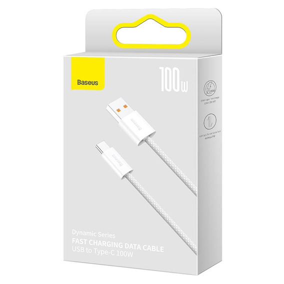 Baseus Dynamic USB-USB-C 100 W kábel, 2,0 m, USB-C csatlakozóval rendelkező eszközökhöz