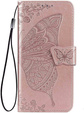 Pattintható tok a Vivo V50 Lite 4G / 5G, Butterfly, rózsaszín rose gold