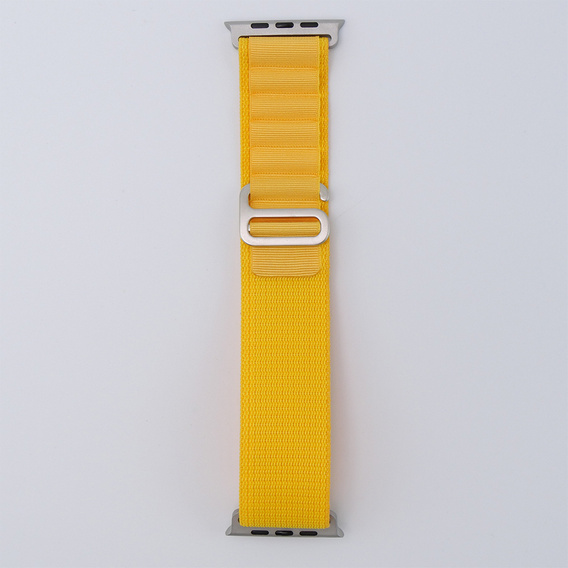 Nylon szíj Apple Watch 1/2/3/4/4/5/6/7/8/SE/ULTRA 42/44/45/45/49mm, sárga