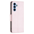 Pattintható tok a Samsung Galaxy A54 5G, Wallet Litchi Magnet, rózsaszín rose gold