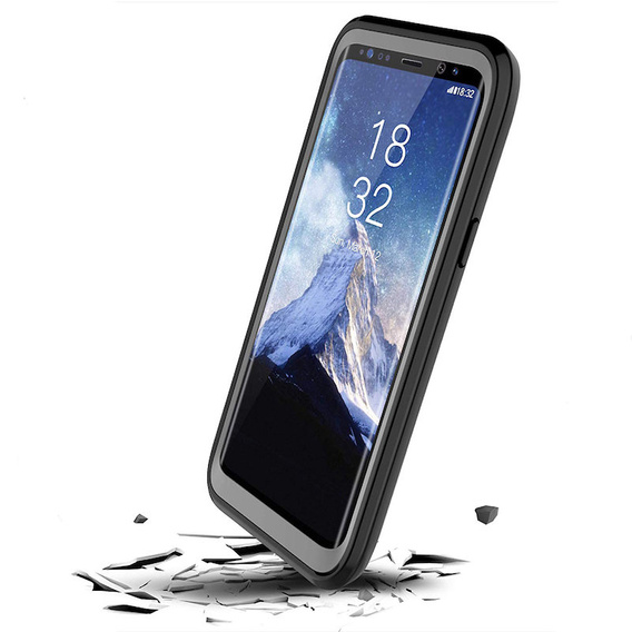 Tok Samsung Galaxy S9 készülékhez, Shockproof, fóliával, kék