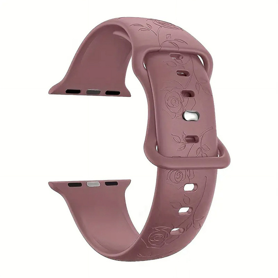 Szilikon szíj Apple Watch 1/2/3/4/4/5/6/7/8/9/SE 38/40/41/mm-es órához