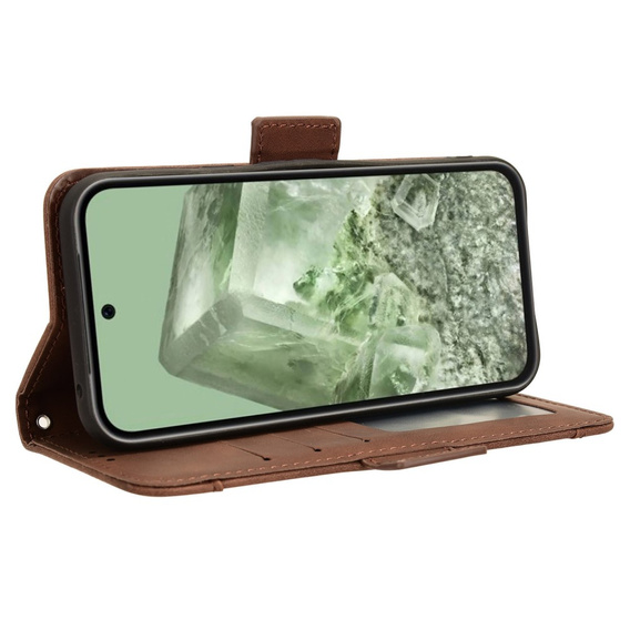Pattintható tok a Google Pixel 8A, Card Slot, barna