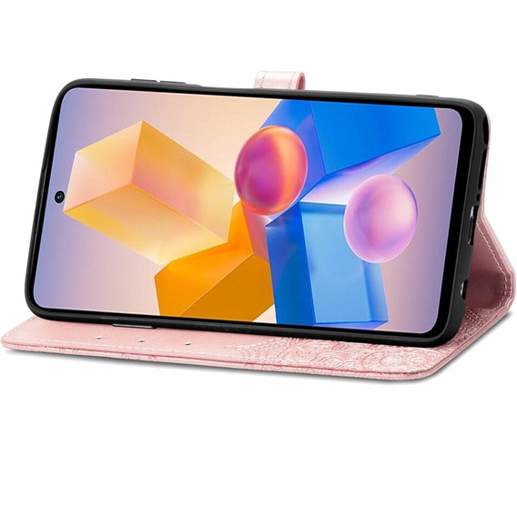 Pattintható tok a Infinix Hot 40i, Mandala, rózsaszín