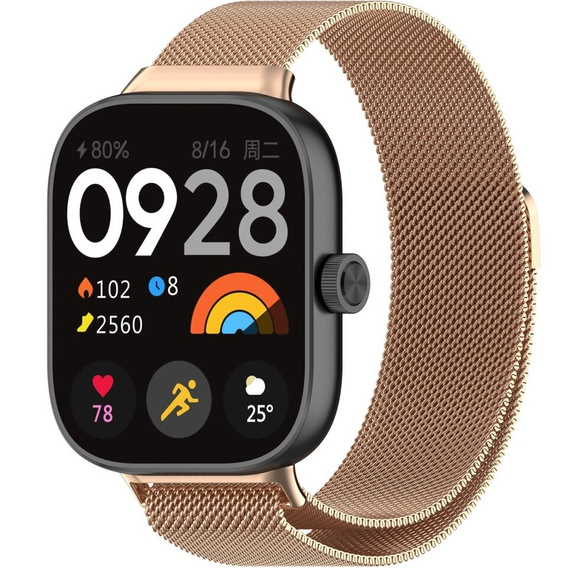 Acél karkötő a Xiaomi Redmi Watch 4 / Smart Band 8 Pro készülékhez