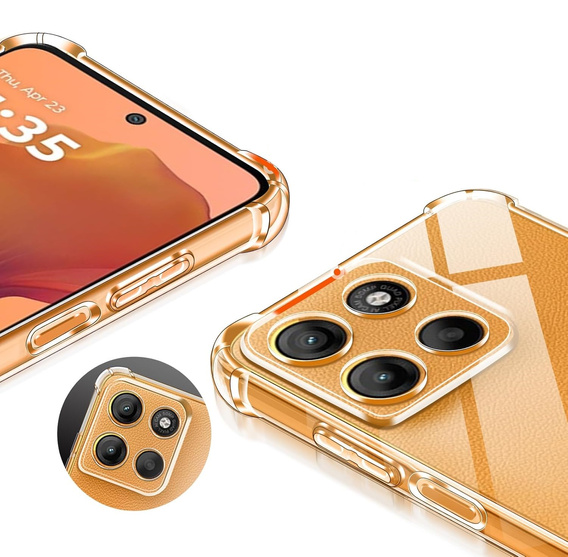 Telefontok a Motorola Moto G15 / Motorola Moto G15 Power, Dropproof, átlátszó