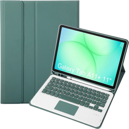 Bluetooth billentyűzettel és érintőpaddal ellátott tok Samsung Galaxy Tab A11+ készülékhez
