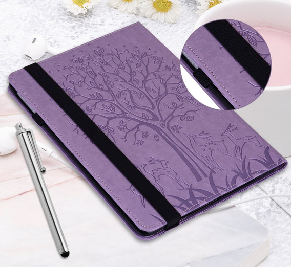 Flap tok Realme Pad 10.4, tree, lila