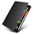 Tok iPad 10.2" 2021/2020/2019 (9/8/7 gen.), tolltartóval, 360°-os forgatható, fekete