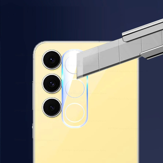 Edzett kameraüveg Samsung Galaxy S24 FE, átlátszó