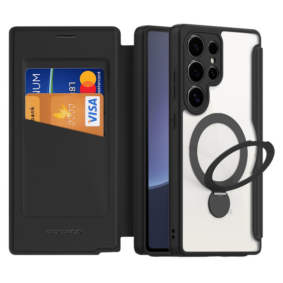 Dux Ducis Telefontok a Samsung Galaxy S25 Ultra, Skin X Pro, MagSafe, fekete
