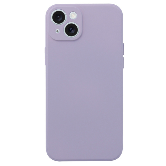 Telefontok a iPhone 15 Plus, Silicone Lite, lila