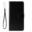 Pattintható tok a Samsung Galaxy Z Fold3 5G, Crazy Horse Wallet, fekete