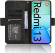 Pattintható tok a Xiaomi Redmi 13, Card Slot, fekete