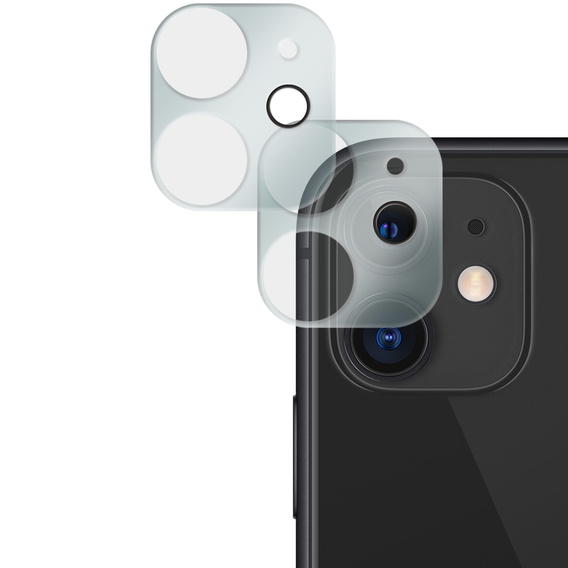 2x ERBORD edzett üveg a kamera számára, hogy iPhone 12