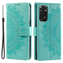 Pattintható tok a Xiaomi Redmi Note 11/11S, Mandala, zöld