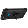 Páncélozott telefontok a Samsung Galaxy M21, Nox Case Ring, fekete