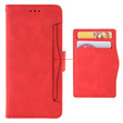 Pattintható tok a Xiaomi Redmi Note 13 5G, Card Slot, piros