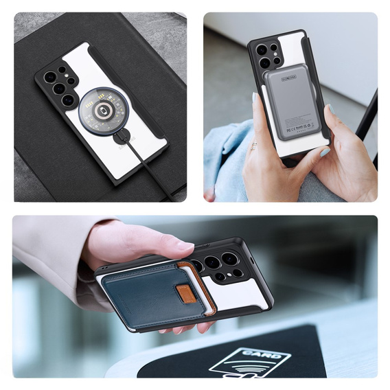 Dux Ducis Telefontok a Samsung Galaxy S25 Ultra, Skin X Pro, MagSafe, fekete