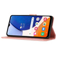 Pattintható tok a Samsung Galaxy A55 5G, Wallet, Butterfly, lila