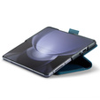 CASEME flip tok Samsung Galaxy Z Fold6 5G, Litchi Wallet, kék