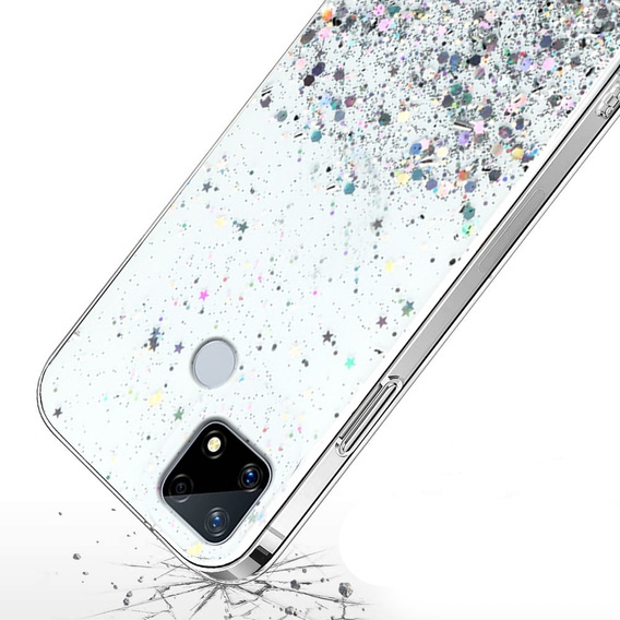 Telefontok a Realme 7i, Glittery, átlátszó