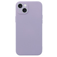 Telefontok a iPhone 15 Plus, Silicone Lite, lila