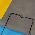 3D edzett üveg Motorola Moto E13 készülékhez, fekete