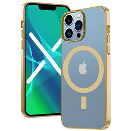 Telefontok a iPhone 13 Pro, ERBORD Hybrid MagSafe Case, kék