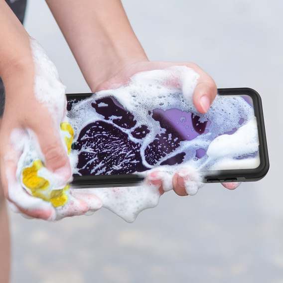 IP68 vízálló tok a Samsung Galaxy A32 5G, SHELLBOX, fekete