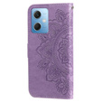 Pattintható tok a Xiaomi Redmi Note 12 5G / POCO X5 5G, Mandala Flower, lila