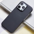 Tok iPhone 16 Pro, Aramid Fiber Cover, fekete