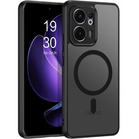 Tok Oppo Reno 13F / Oppo Reno 13FS-hoz, MagSafe, ERBORD Matt Case, fekete