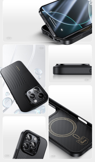 Benks Montage Magnetic Armor Pro Kevlar (600D/1500D) tok iPhone 16 Pro készülékhez