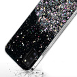 Telefontok a Samsung Galaxy A41, Glittery, fekete