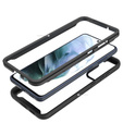 Tok Samsung Galaxy S21 FE készülékhez, Shockproof, fóliával, kék