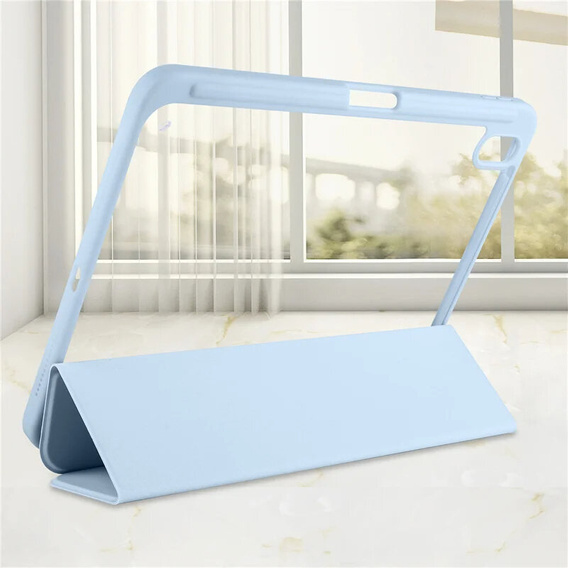 Tok iPad 10.9 2022 10 Gen, Smartcase Hybrid, tolltartó résszel, kék