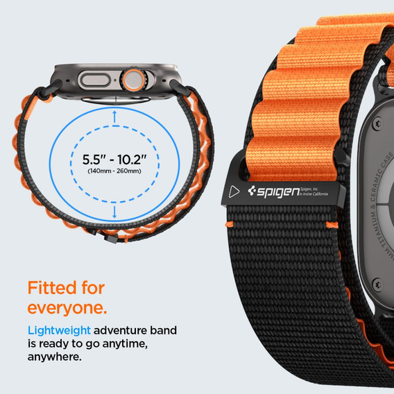 Spigen WBF1 szíj Apple Watch 8/9/10/11/SE/Ultra 1/2 (44/45/46/49 mm) készülékekhez