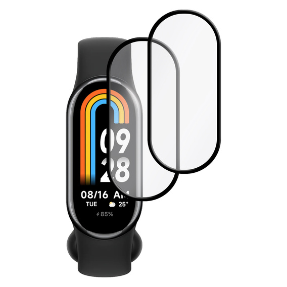 2x ERBORD hibrid üveg a Xiaomi Smart Band 10 / 9 / 8