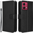 Flip tok Motorola Moto G84 5G-hez, Smart Magnet, fekete